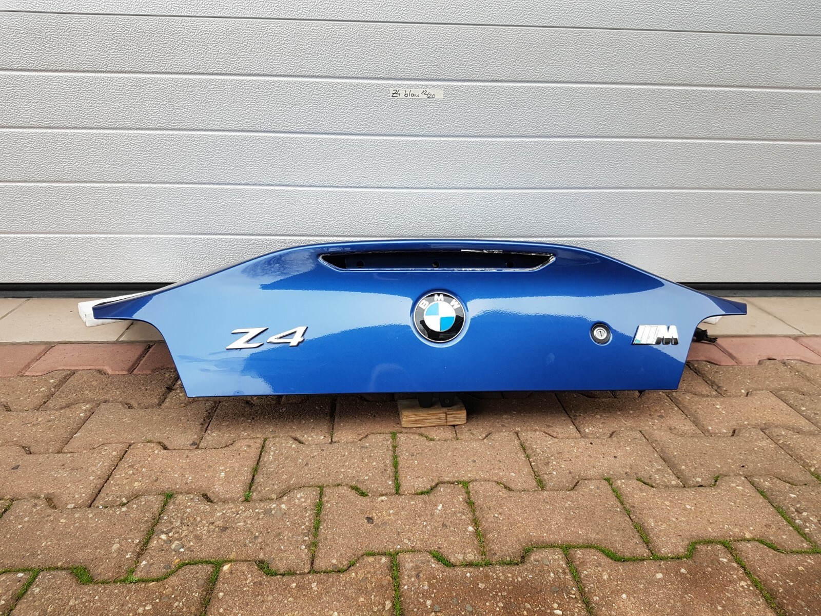 BMW Z4 E85 Heckklappe Kofferraum Klappe Heckdeckel Montego blau  ABHOLUNG – Bild 2