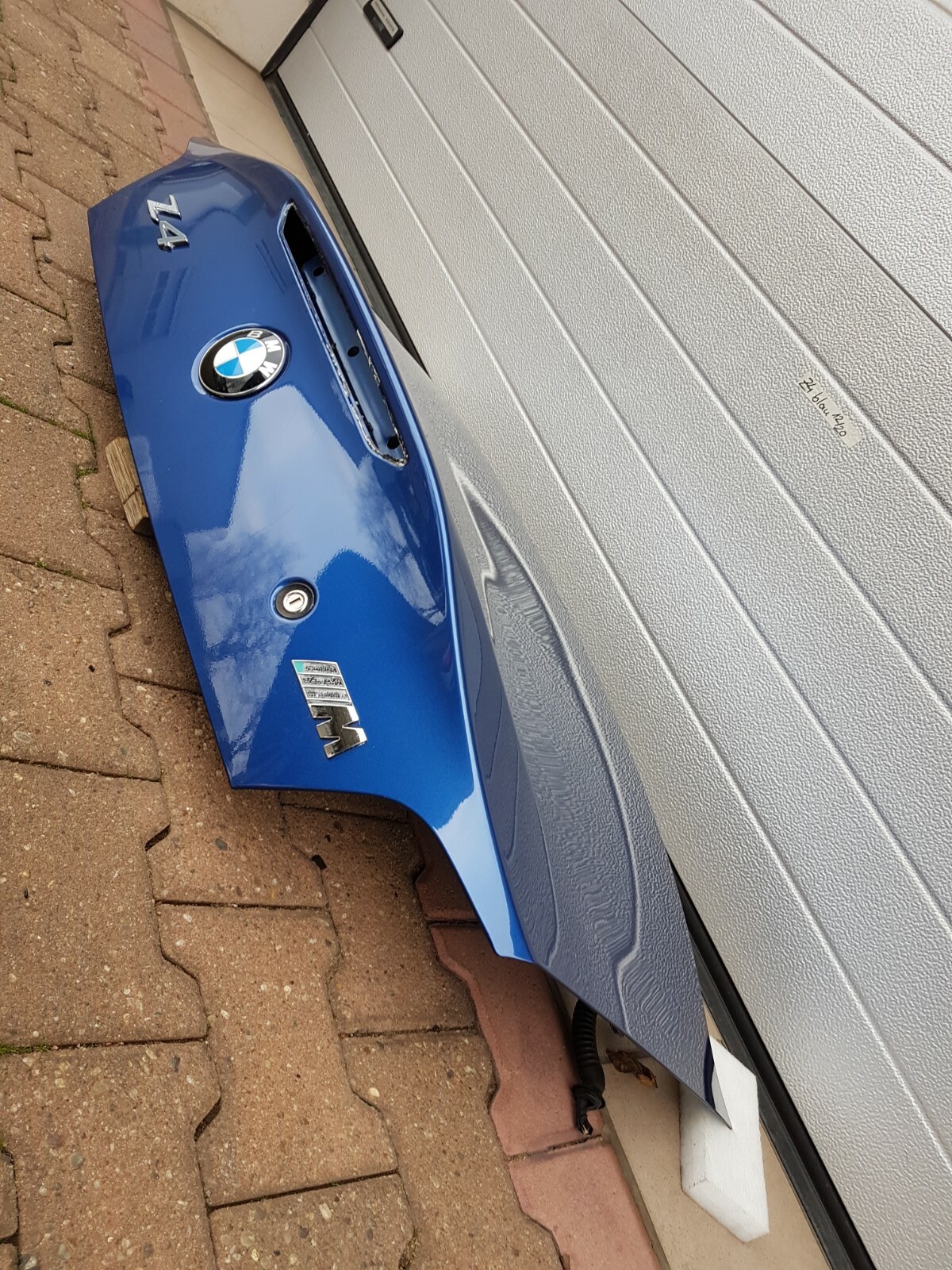 BMW Z4 E85 Heckklappe Kofferraum Klappe Heckdeckel Montego blau  ABHOLUNG – Bild 4