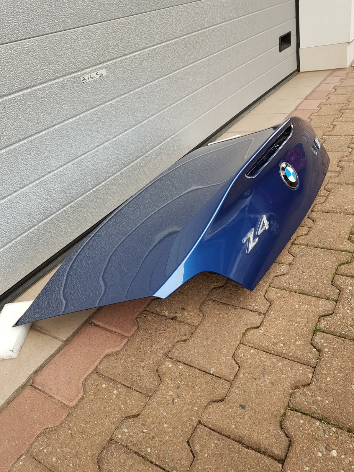 BMW Z4 E85 Heckklappe Kofferraum Klappe Heckdeckel Montego blau  ABHOLUNG – Bild 6
