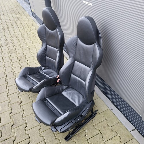 BMW Z4 E85 Fahrer Beifahrer Sport Sitz Leder schwarz ohne Sitzheizung ABHOLUNG – Bild 2