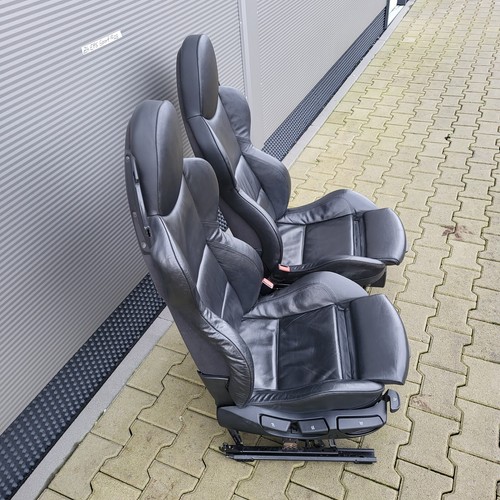 BMW Z4 E85 Fahrer Beifahrer Sport Sitz Leder schwarz ohne Sitzheizung ABHOLUNG – Bild 3