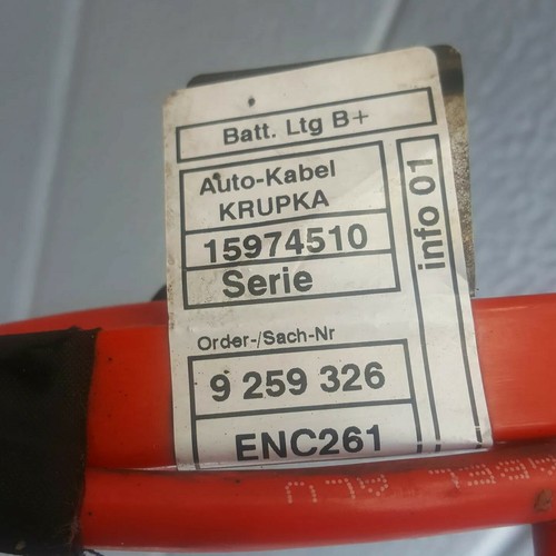BMW F20 F21 F30 F31 Batterie Plus Kabel Unterflur Pluskabel 9259325 – Bild 3