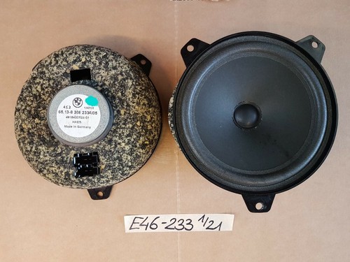 BMW E46 Tür Lautsprecher Set Breitband Stereo Box 8368233 – Bild 1