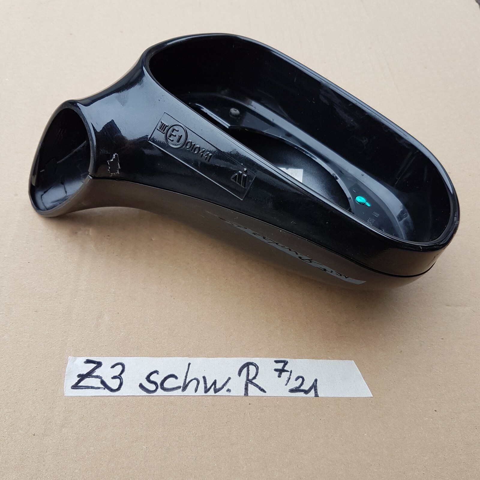 BMW Z3 Roadster Seiten Außen Spiegel Kappe + Motor RECHTS black schwarz 475 – Bild 5