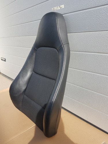 BMW Z3 Roadster Facelift Bei Fahrer Sitz Oberteil Leder Lehne schwarz RECHTS – Bild 2