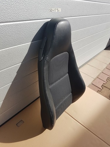 BMW Z3 Roadster Facelift Bei Fahrer Sitz Oberteil Leder Lehne schwarz RECHTS – Bild 3