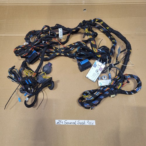 BMW Z4 E85 Radio Kabel Audio Kabelbaum Sound System 6916755 Endstufe Stecker – Bild 1