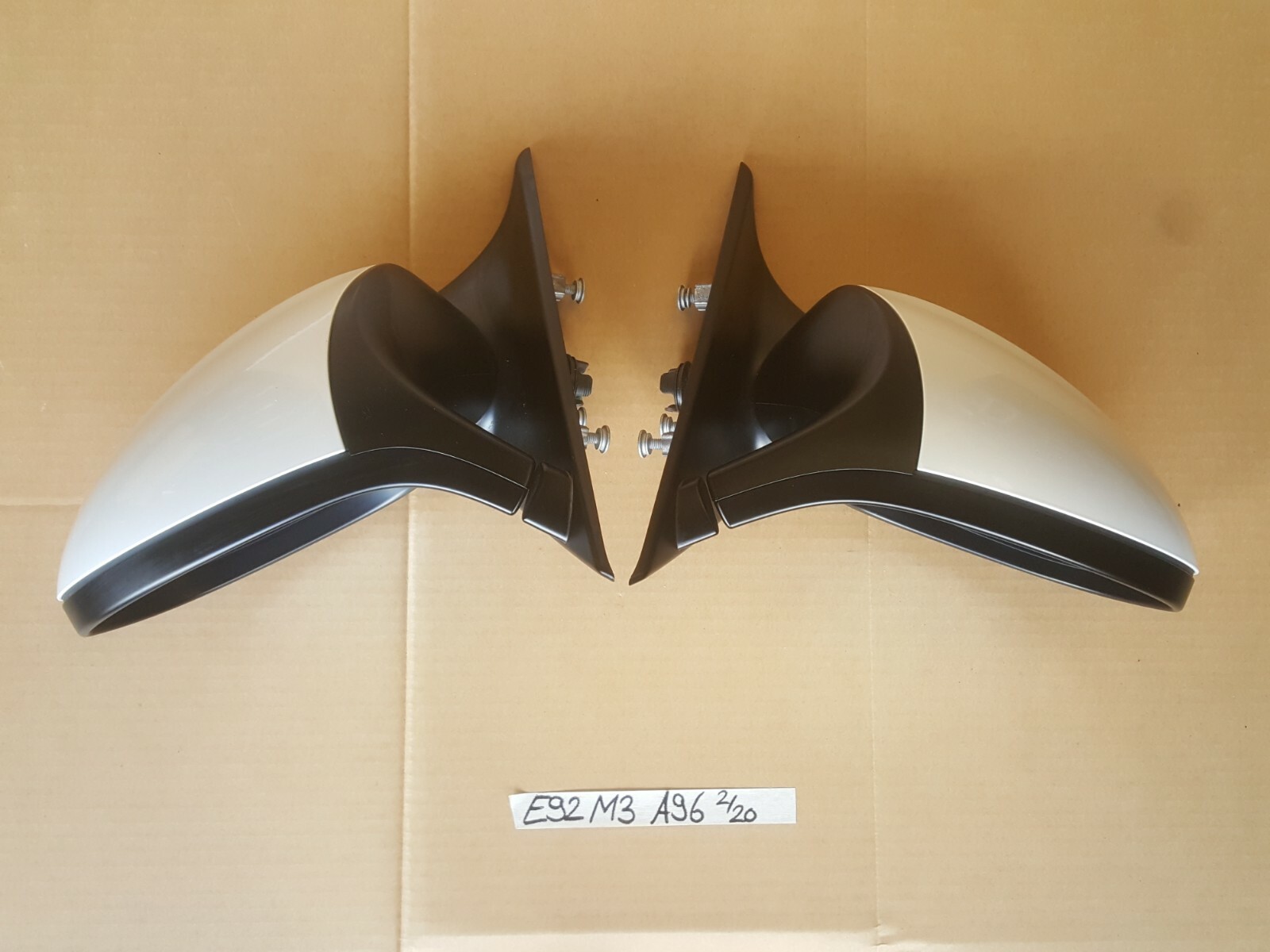 BMW E92 E93 M3 Seiten Außen Spiegel VORNE RECHTS + LINKS WEISS ABHOLUNG – Bild 4