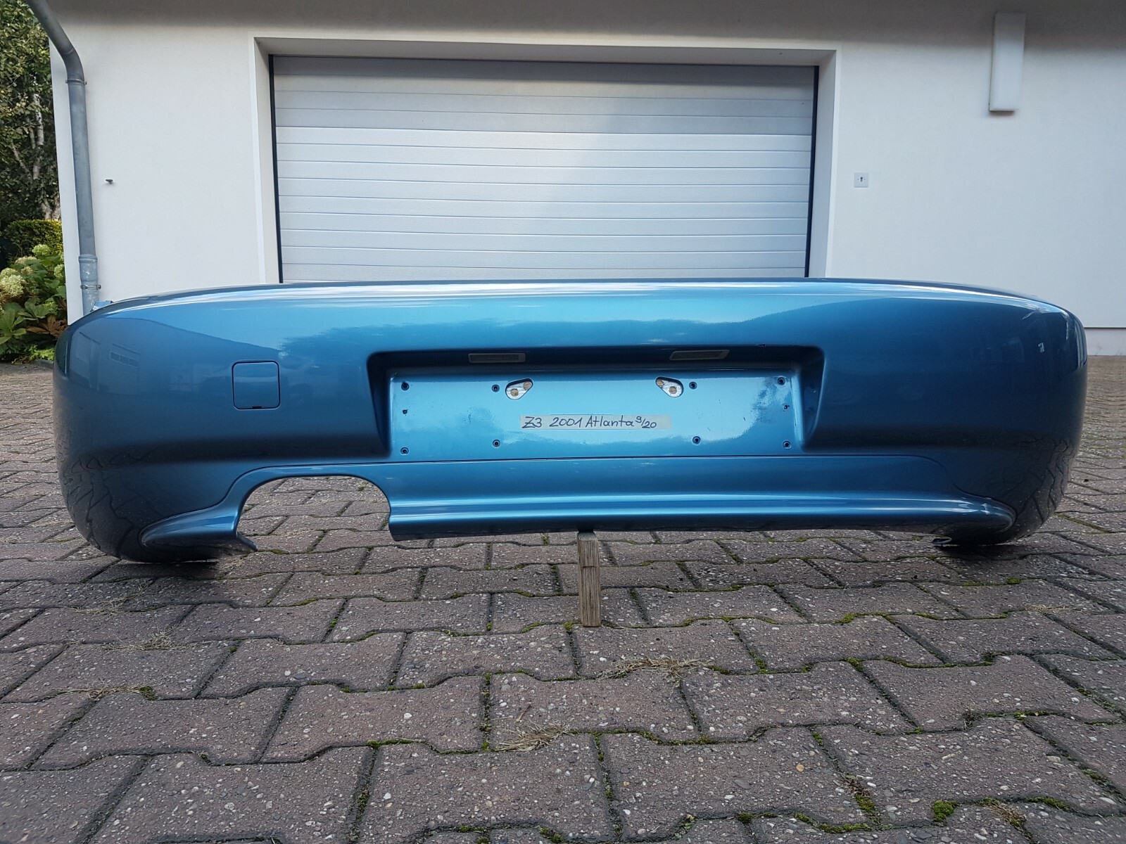 BMW Z3 Roadster Heckschürze Verkleidung Stoßstange HINTEN Atlanta blau ABHOLUNG – Bild 1