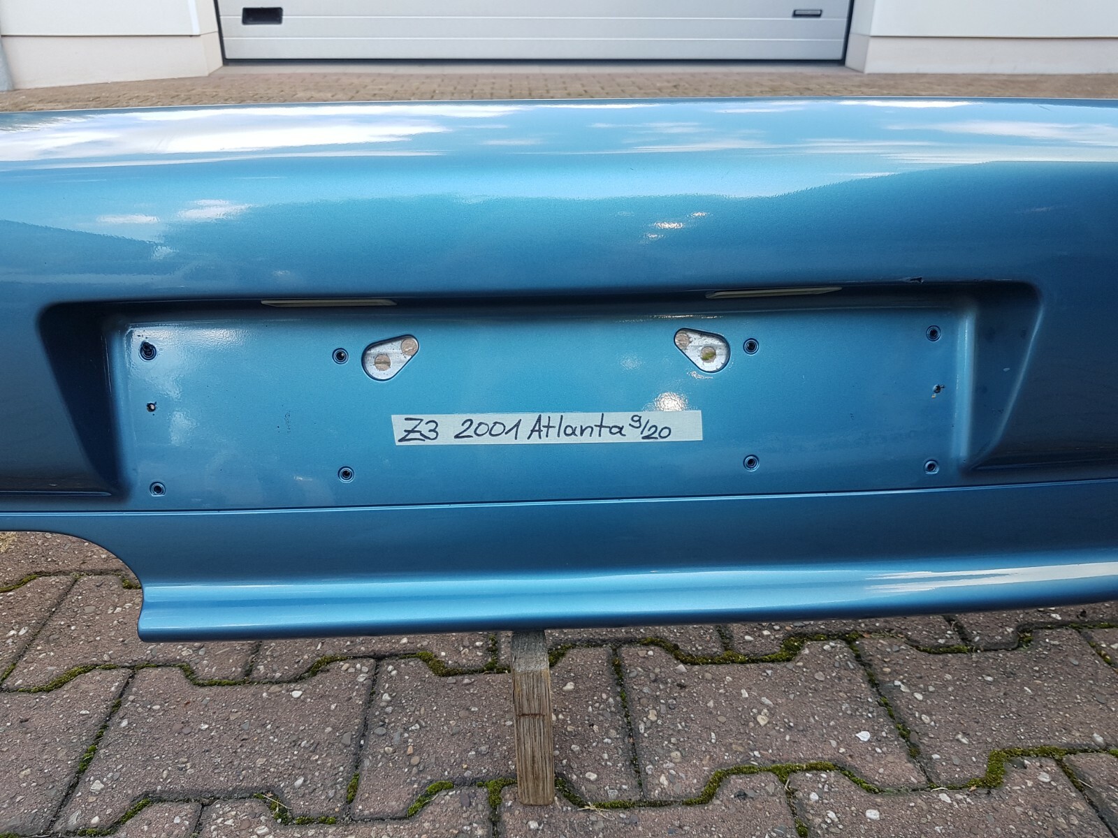 BMW Z3 Roadster Heckschürze Verkleidung Stoßstange HINTEN Atlanta blau ABHOLUNG – Bild 7