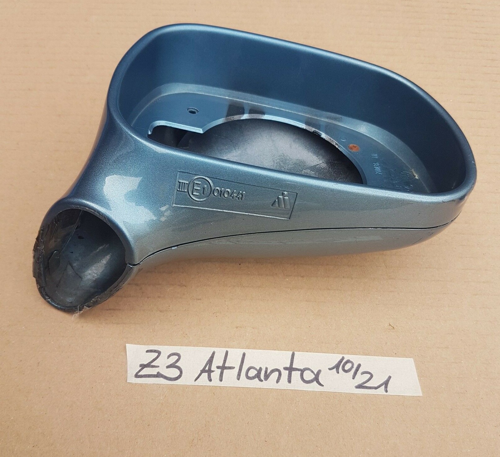 BMW Z3 Roadster + Coupe Seiten Außen Spiegel Kappe Gehäuse RECHTS  Atlanta blau – Bild 3