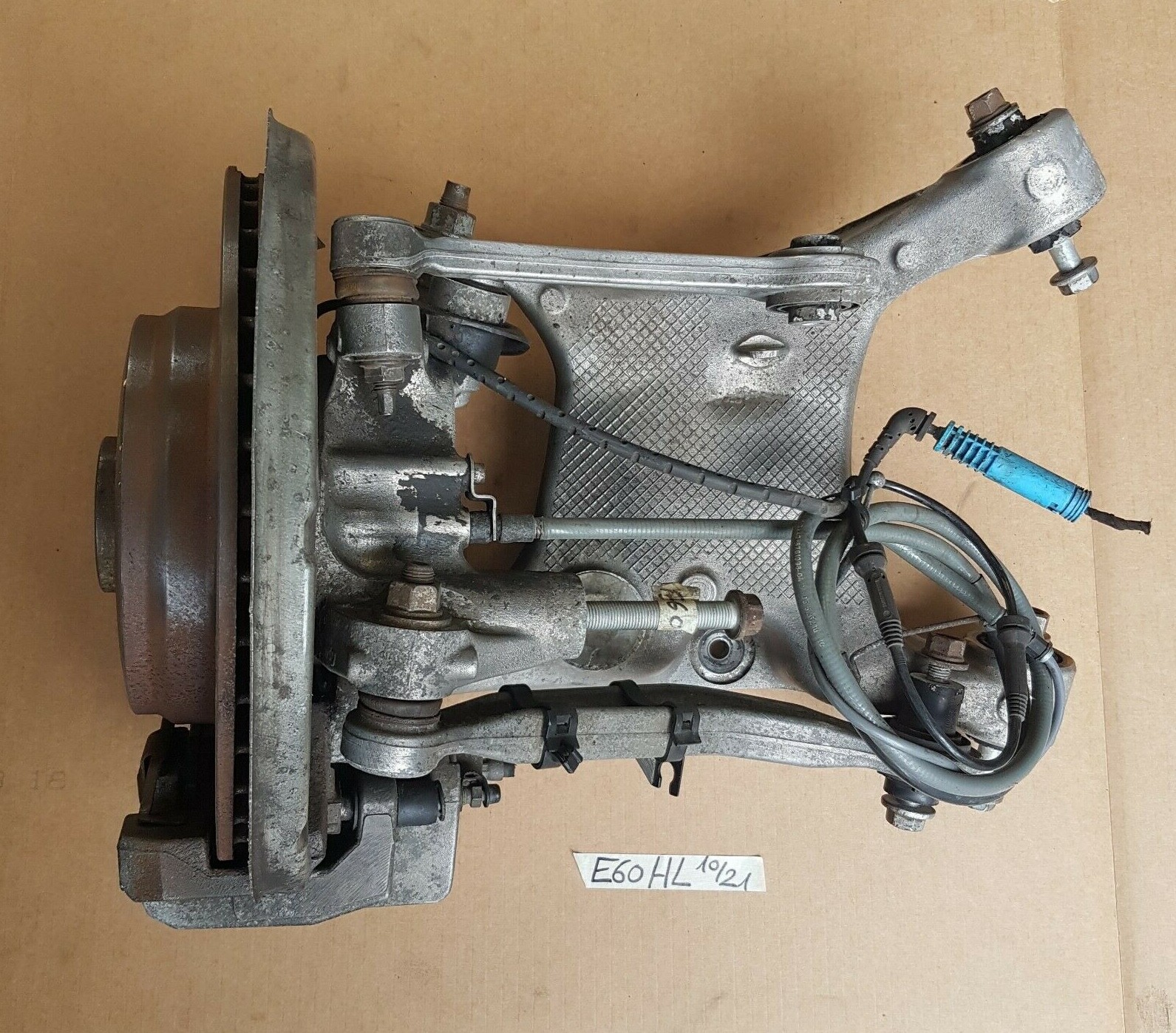 BMW E60 Achsschwinge Achsschenkel Radnabe Schwenklager Zugstrebe HINTEN LINKS – Bild 1