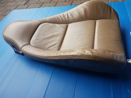 BMW Z3 Beifahrer Sitz Oberteil Leder beige Rückenlehne RECHTS Sitzheizung – Bild 3