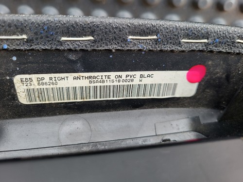 BMW Z4 E85 E86 Tür Verkleidung Türtafel Stoff  RECHTS Anthrazit – Bild 7