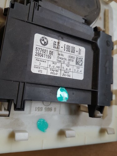 BMW E91 Leselampe Mitte 6980089 Dach Himmel 6965651 Innenleuchte 6962057 – Bild 3