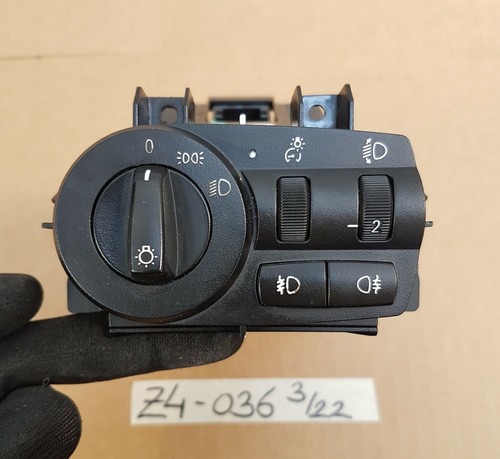 BMW Z4  Halogen Lichtschalter Schalter Einheit Licht Nebel Scheinwerfer 9133036 – Bild 1