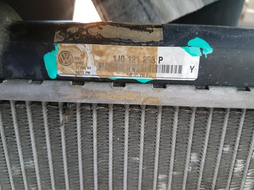 original Audi TT A3 VW Wasserkühler 1J0121253 P Kühlwasser Kühler