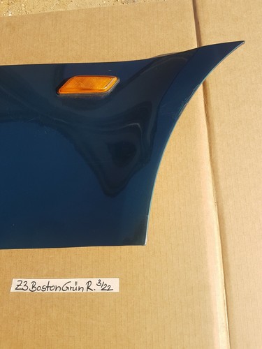 BMW Z3 Roadster + Coupe Kotflügel Seitenwand  VORNE RECHTS Boston grün metallic – Bild 3