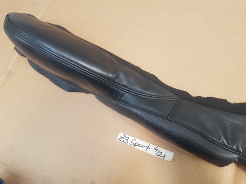 BMW Z3 Roadster Fahrer Sport Sitz Bezug Teil Stück Flicken Leder schwarz – Bild 2