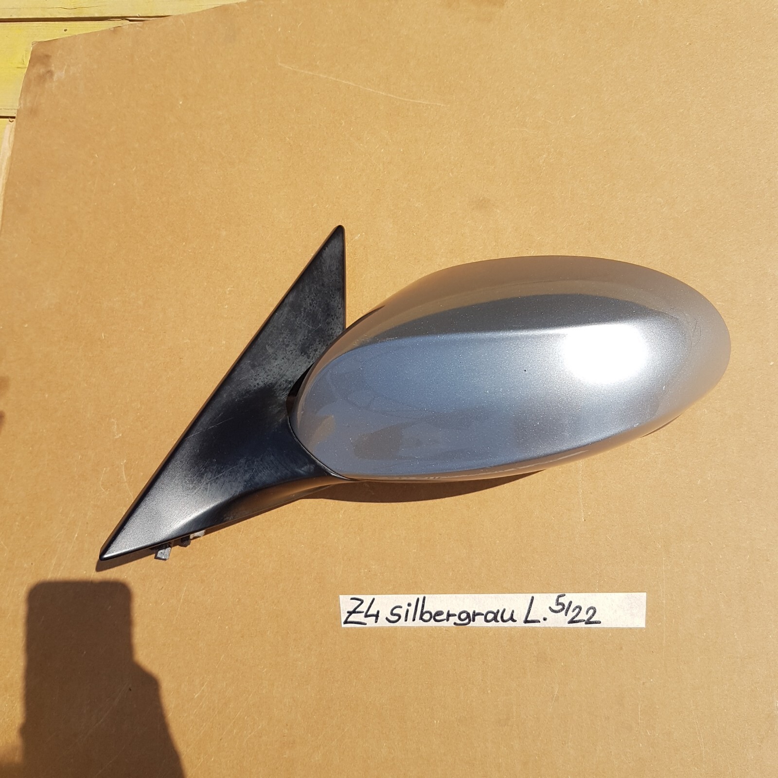 BMW Z4 E85 E86 Seiten Außen Spiegel LINKS silber grau Metallic A08 – Bild 4