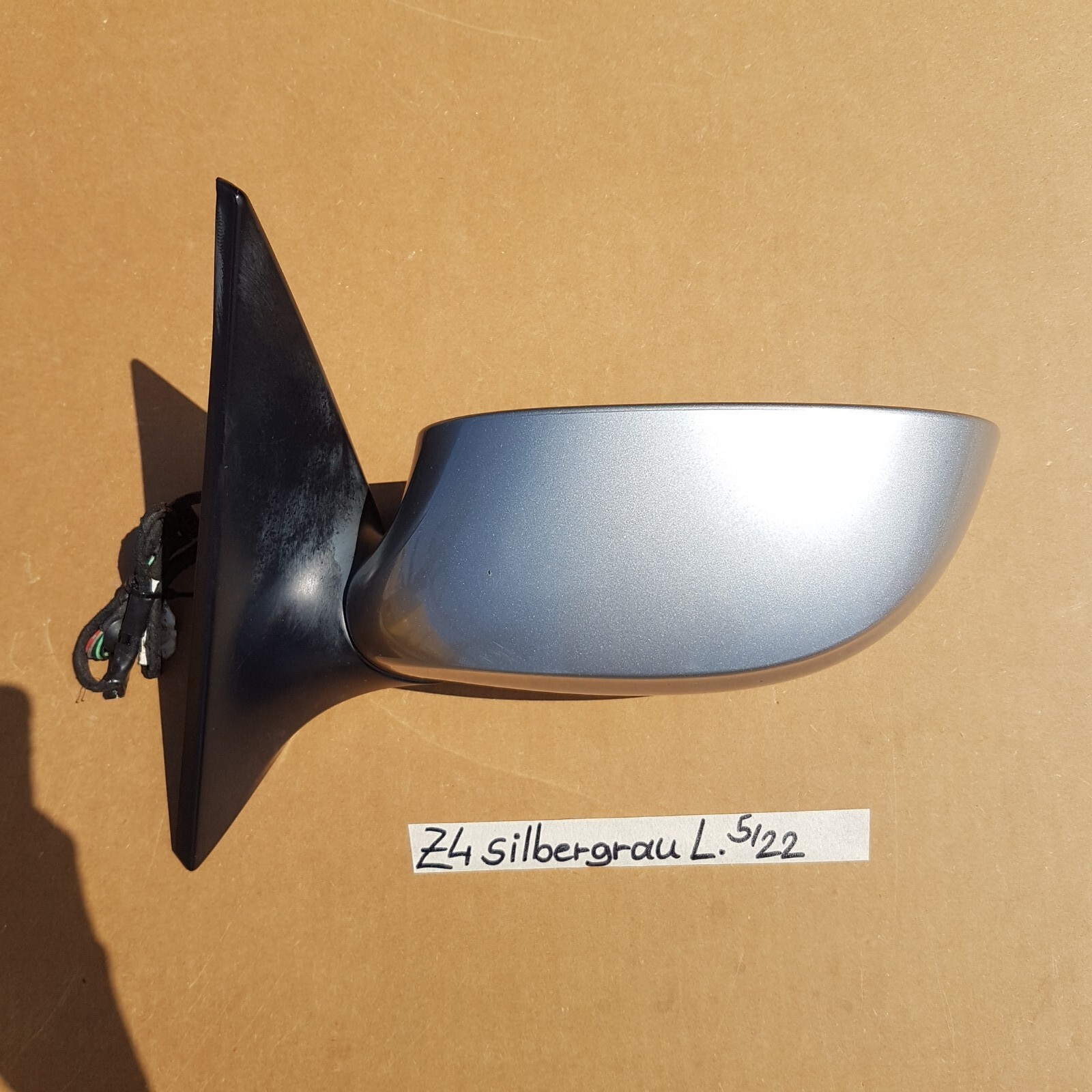 BMW Z4 E85 E86 Seiten Außen Spiegel LINKS silber grau Metallic A08 – Bild 5