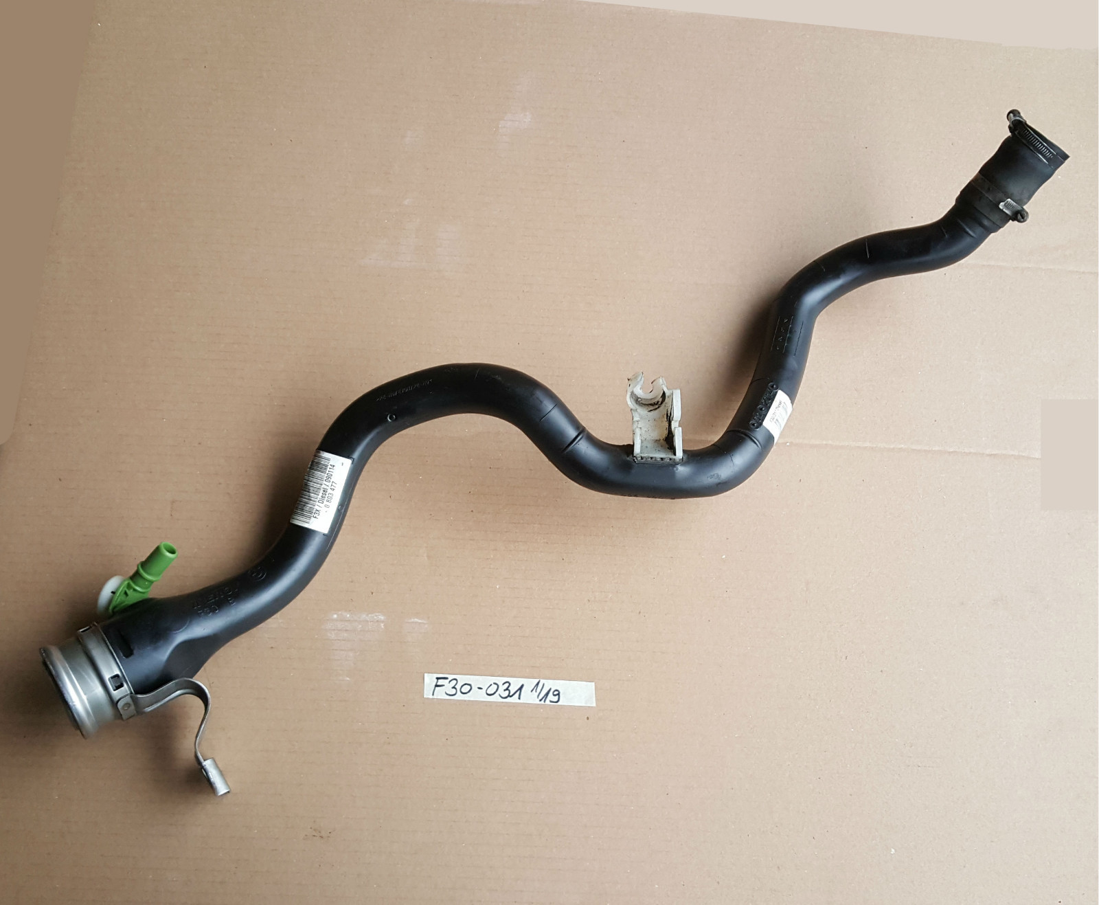 BMW F30 F31 Tank Leitung Einfüllrohr Kunststoff Tankstutzen 7244031  N47 Motor – Bild 1