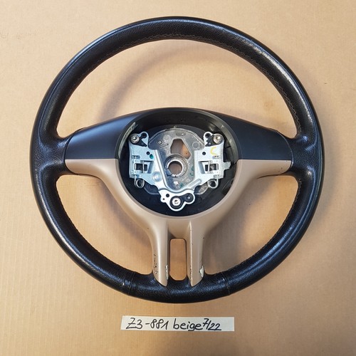 BMW E36 Z3 Facelift Roadster Coupe Sportlenkrad Leder Lenker Sport Lenkrad beige – Bild 5