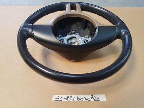 BMW E36 Z3 Facelift Roadster Coupe Sportlenkrad Leder Lenker Sport Lenkrad beige – Bild 9