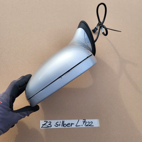 BMW Z3 Roadster Seiten Außen Spiegel Glas + Motor LINKS Titan Silber ABHOLUNG – Bild 8