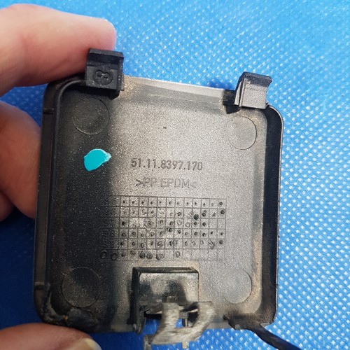 BMW Z3 Facelift Roadster Klappe für Heckschürze Blende Stoßstange hinten Silber – Bild 3