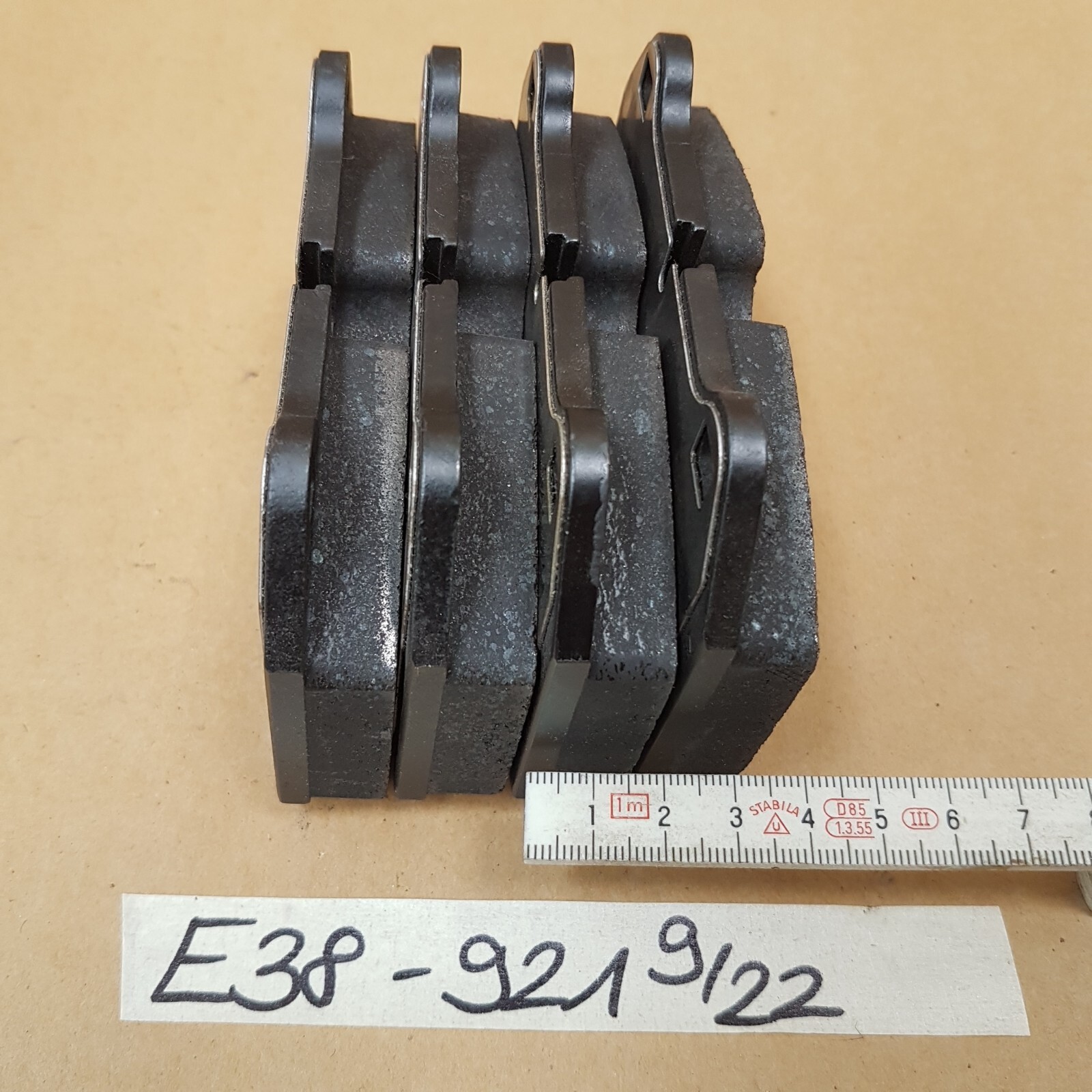 BMW 7er E38 Bremsbeläge 1163921 Satz Bremsbeläge vorne Brems Klötze asbestfrei – Bild 4