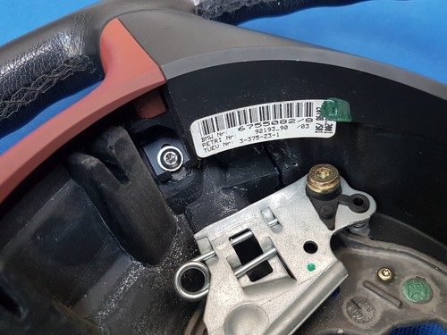 BMW E36 + Z3 Facelift Roadster Coupe Sportlenkrad Leder Lenker Sport Lenkrad rot – Bild 11