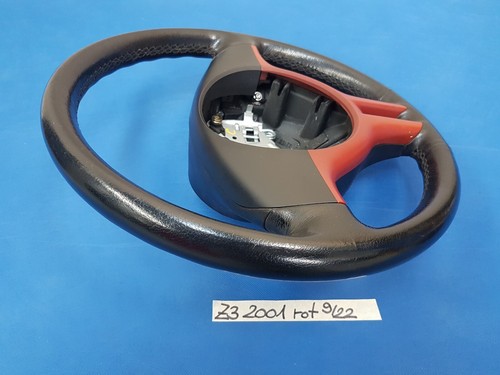 BMW E36 + Z3 Facelift Roadster Coupe Sportlenkrad Leder Lenker Sport Lenkrad rot – Bild 7