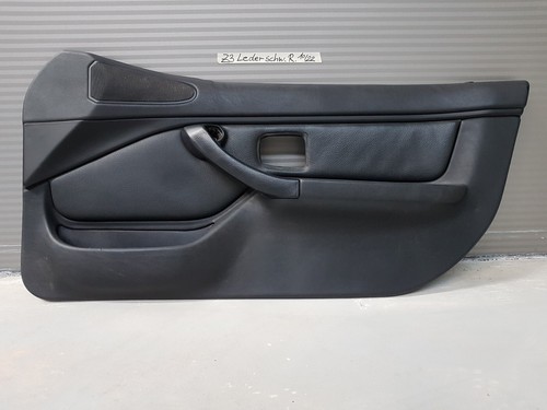 BMW Z3 Roadster Türverkleidung RECHTS Leder schwarz Beifahrer Seite mit Griff – Bild 1