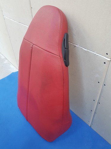 BMW Z3 Roadster + Coupe Bei Fahrer Sitz Oberteil Leder Snake rot Rückenlehne – Bild 10