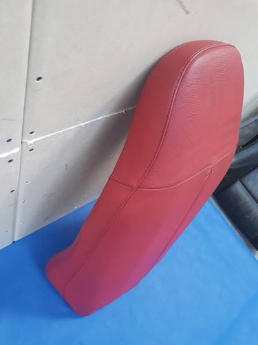 BMW Z3 Roadster + Coupe Bei Fahrer Sitz Oberteil Leder Snake rot Rückenlehne – Bild 11