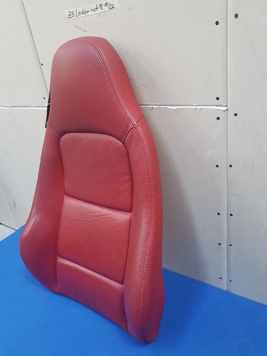 BMW Z3 Roadster + Coupe Bei Fahrer Sitz Oberteil Leder Snake rot Rückenlehne – Bild 2