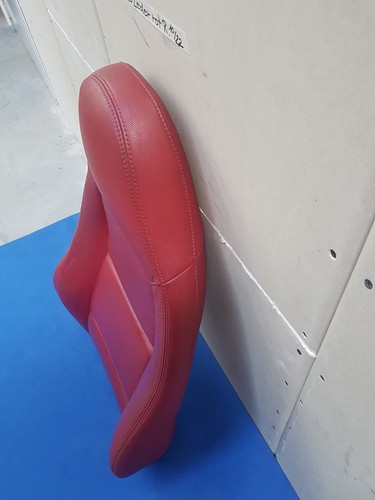 BMW Z3 Roadster + Coupe Bei Fahrer Sitz Oberteil Leder Snake rot Rückenlehne – Bild 6