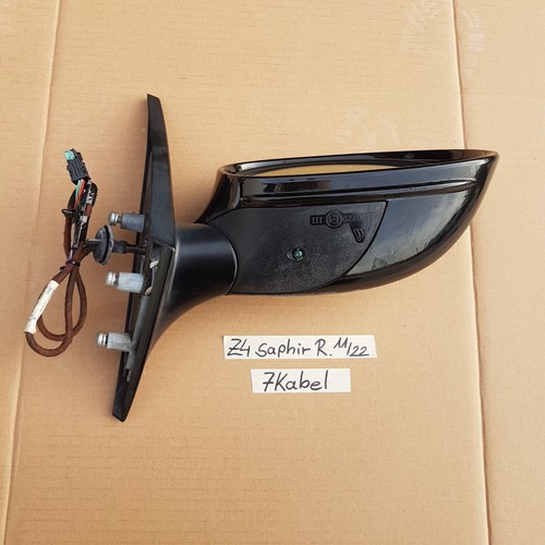 BMW Z4 E85 Seiten Außen Spiegel black saphir schwarz rechts ODER links ABHOLUNG – Bild 8