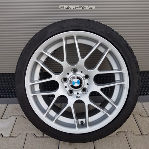 EINE BMW Z4 E85 E86 E46 Leichtmetall Alu M-Felge 9 J x 18 Zoll + Pirelli Reifen – Bild 1