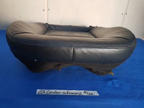 BMW Z3 Roadster + Coupe Fahrer Sitz Kissen Unterteil Leder schwarz black – Bild 2