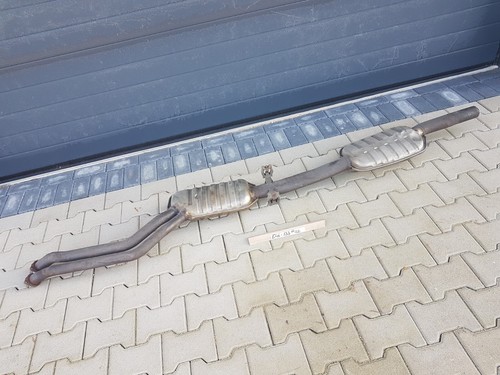 BMW E46 Auspuff Endschalldämpfer Endtopf + Mittelschalldämpfer 1722132 ABHOLUNG