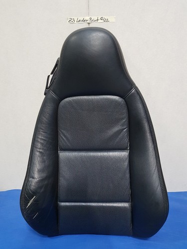 BMW Z3 Roadster Beifahrer Sitz Oberteil Leder Point schwarz black Rücken Lehne – Bild 1