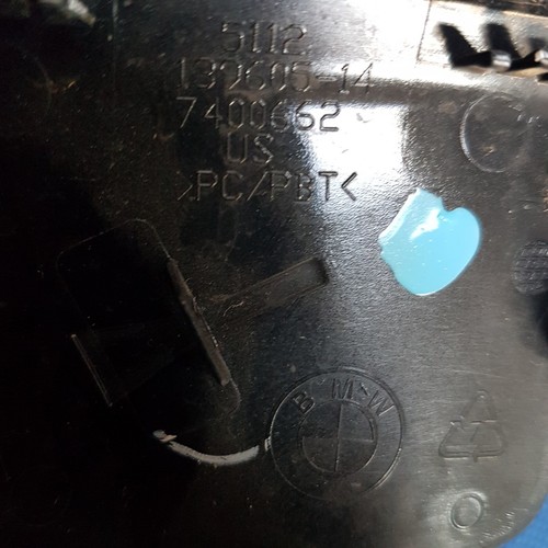 BMW X3 Klappe für Abschlepp Öse  Verkleidung Blende Stoßstange 7400662 schwarz – Bild 3