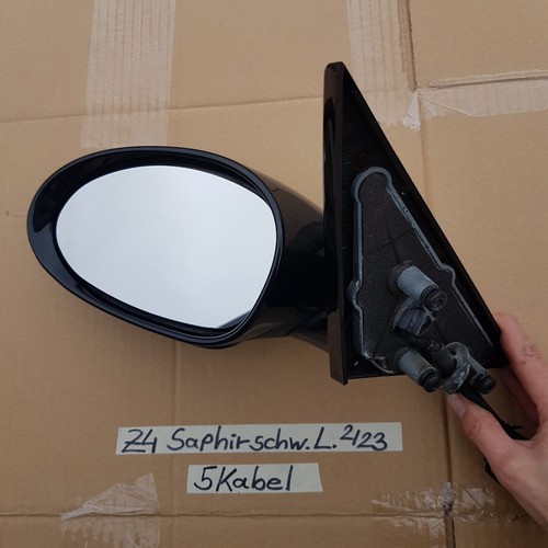 BMW Z4 E85 E86 Seiten Außen Spiegel +  Motor LINKS  saphir schwarz shadow line – Bild 3