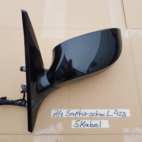 BMW Z4 E85 E86 Seiten Außen Spiegel +  Motor LINKS  saphir schwarz shadow line – Bild 4