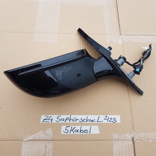 BMW Z4 E85 E86 Seiten Außen Spiegel +  Motor LINKS  saphir schwarz shadow line – Bild 5