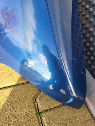 BMW Z3 Roadster Kotflügel Seitenwand HINTEN LINKS Topas blau Kratzer ABHOLUNG – Bild 7