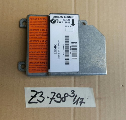 BMW E36 + Z3 Steuergerät Airbag Sensor AB Modul 8374798 – Bild 1