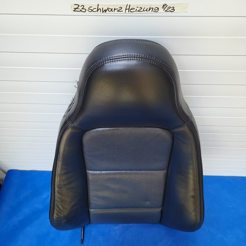 BMW Z3 Roadster Bei Fahrer Sitz Oberteil Lehne Leder schwarz Rückenlehne Heizung – Bild 2